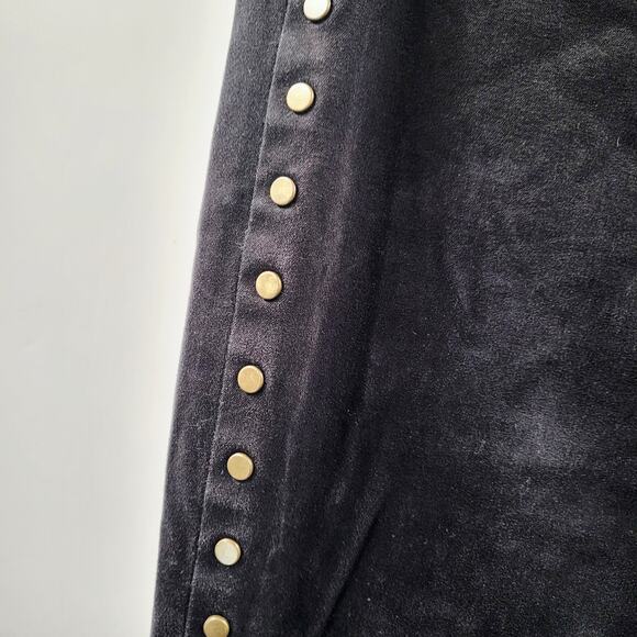 Vintage Ralph by Ralph Lauren Wild Frontier Black Lace-Up Studded Pants Size 6 - Picture 4 of 6